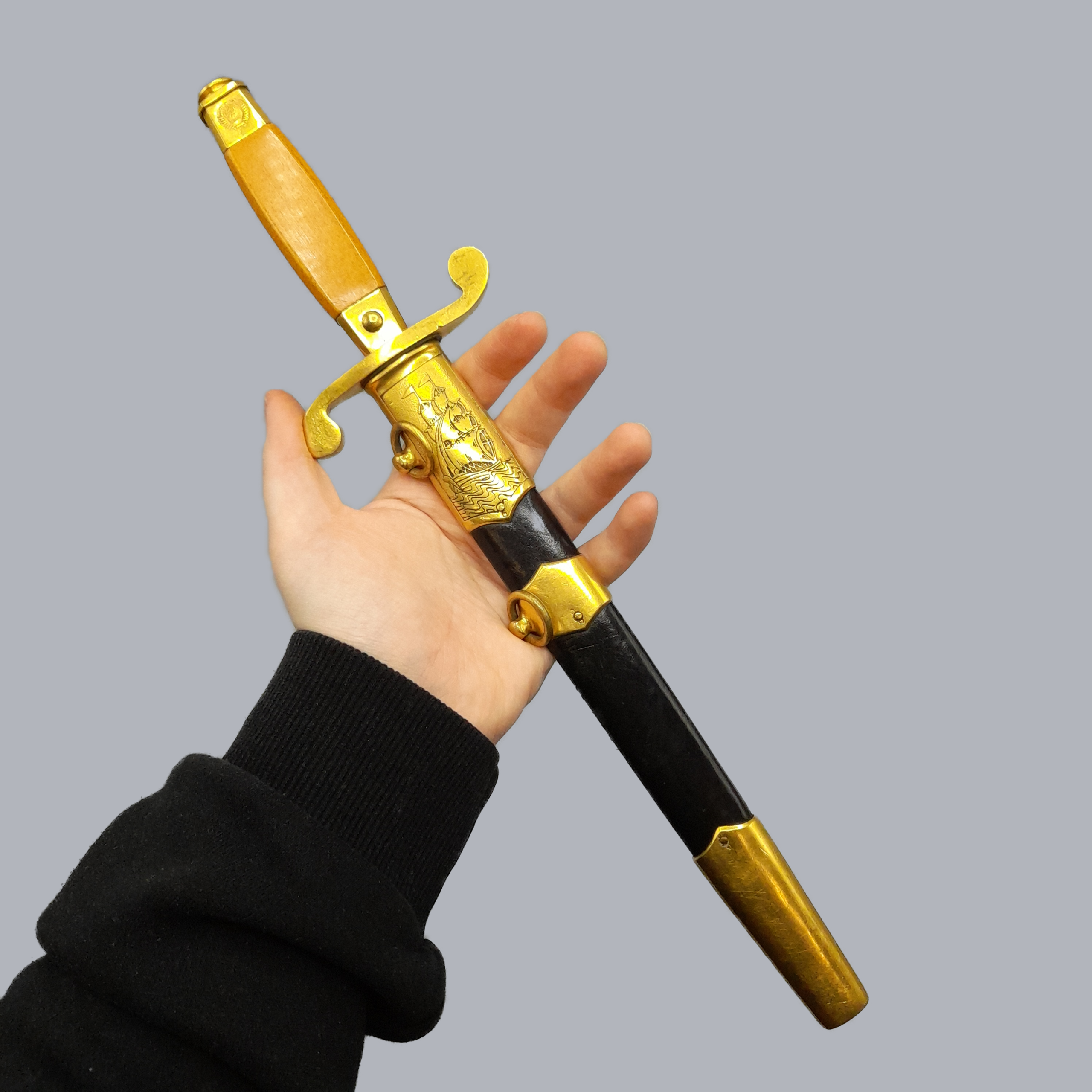 A747L Vintage Soviet Navy Dagger 1940s Army Knife