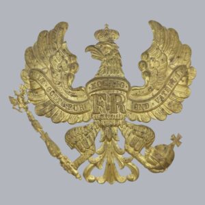 PRUSSIAN WWI PICKELHAUBE HELMET EAGLE IN BRASS