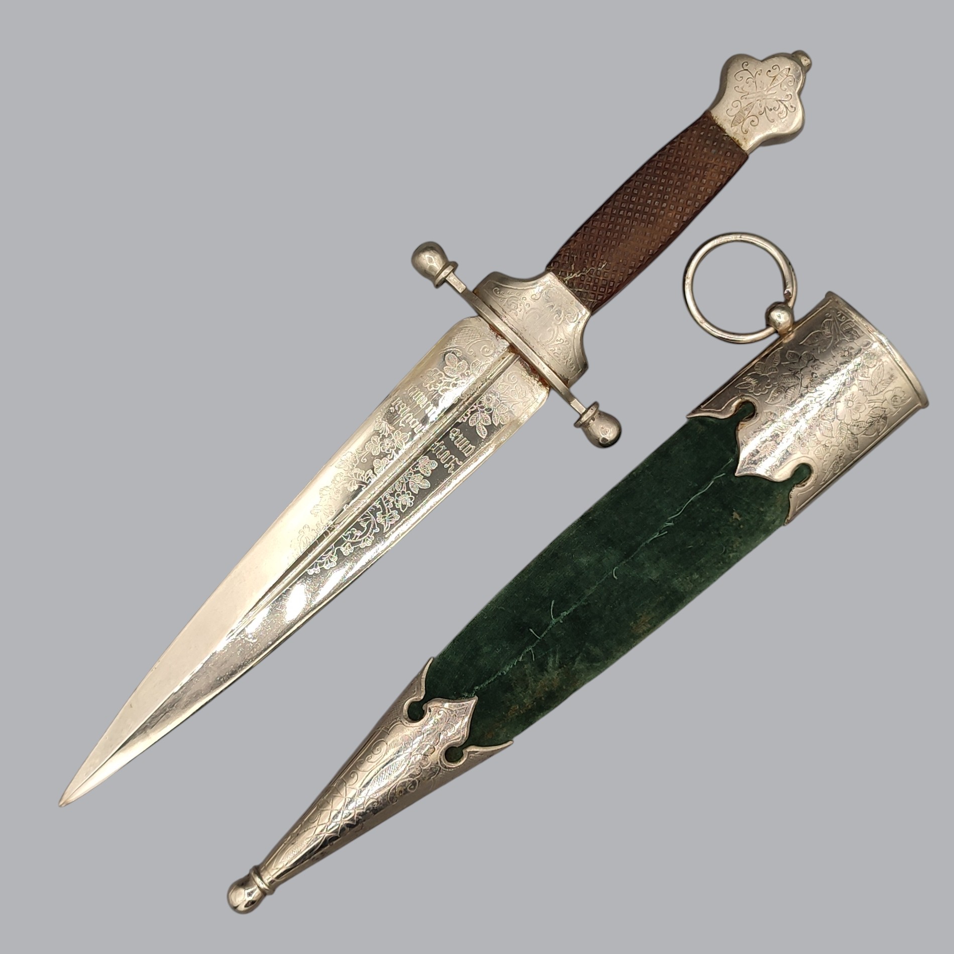 IMPERIAL RUSSIAN 1800S ZLATOUST-MADE HUNTING DAGGER