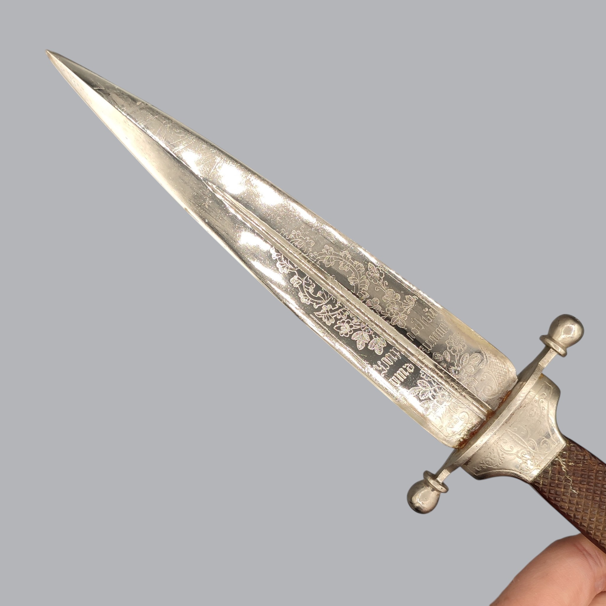 IMPERIAL RUSSIAN 1800S ZLATOUST-MADE HUNTING DAGGER