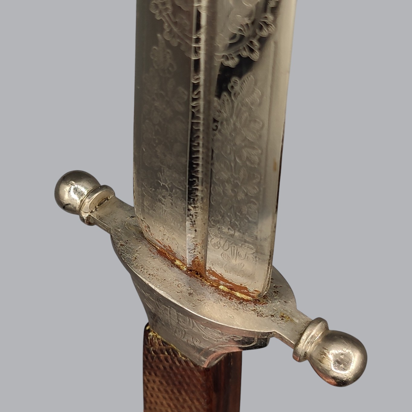 IMPERIAL RUSSIAN 1800S ZLATOUST-MADE HUNTING DAGGER