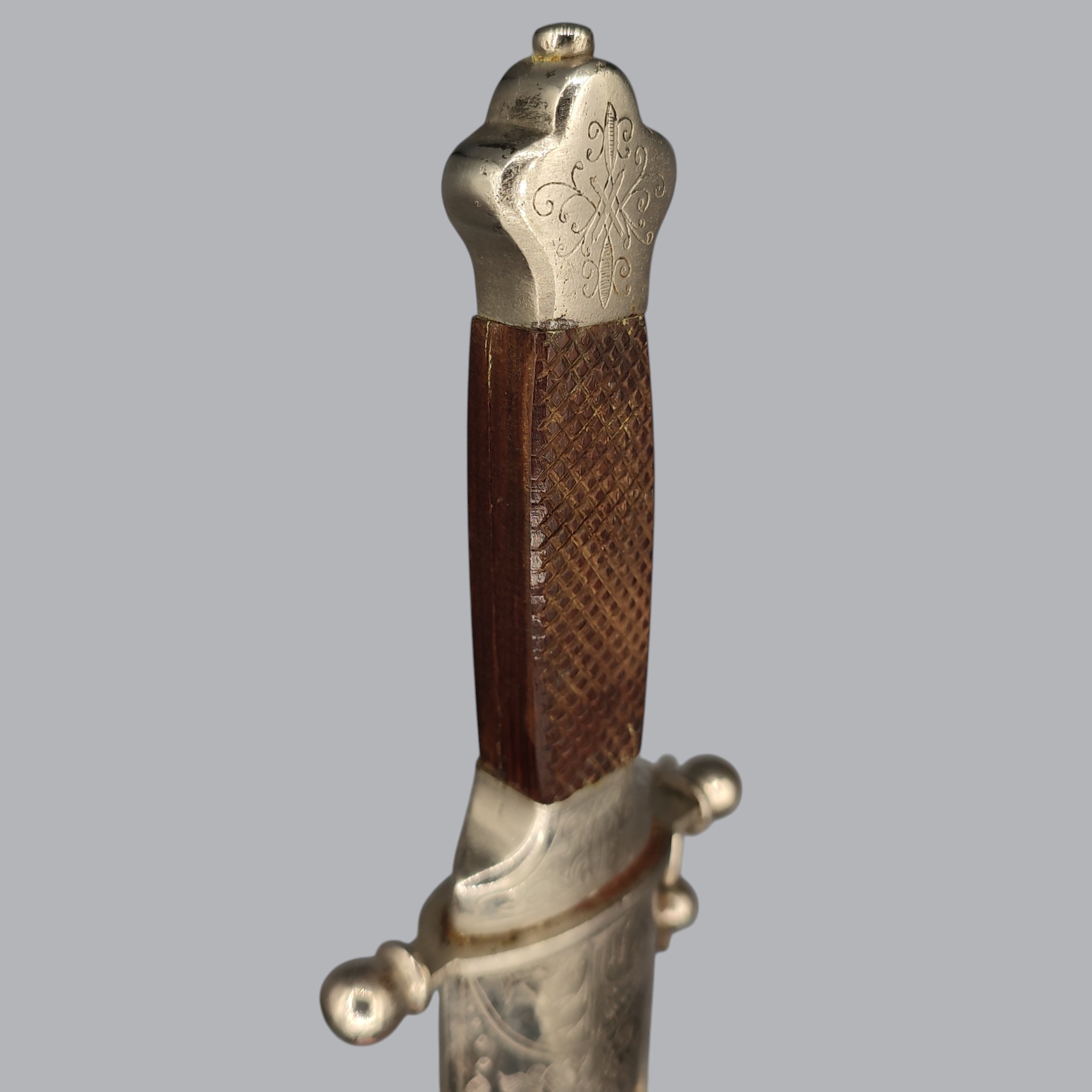 IMPERIAL RUSSIAN 1800S ZLATOUST-MADE HUNTING DAGGER