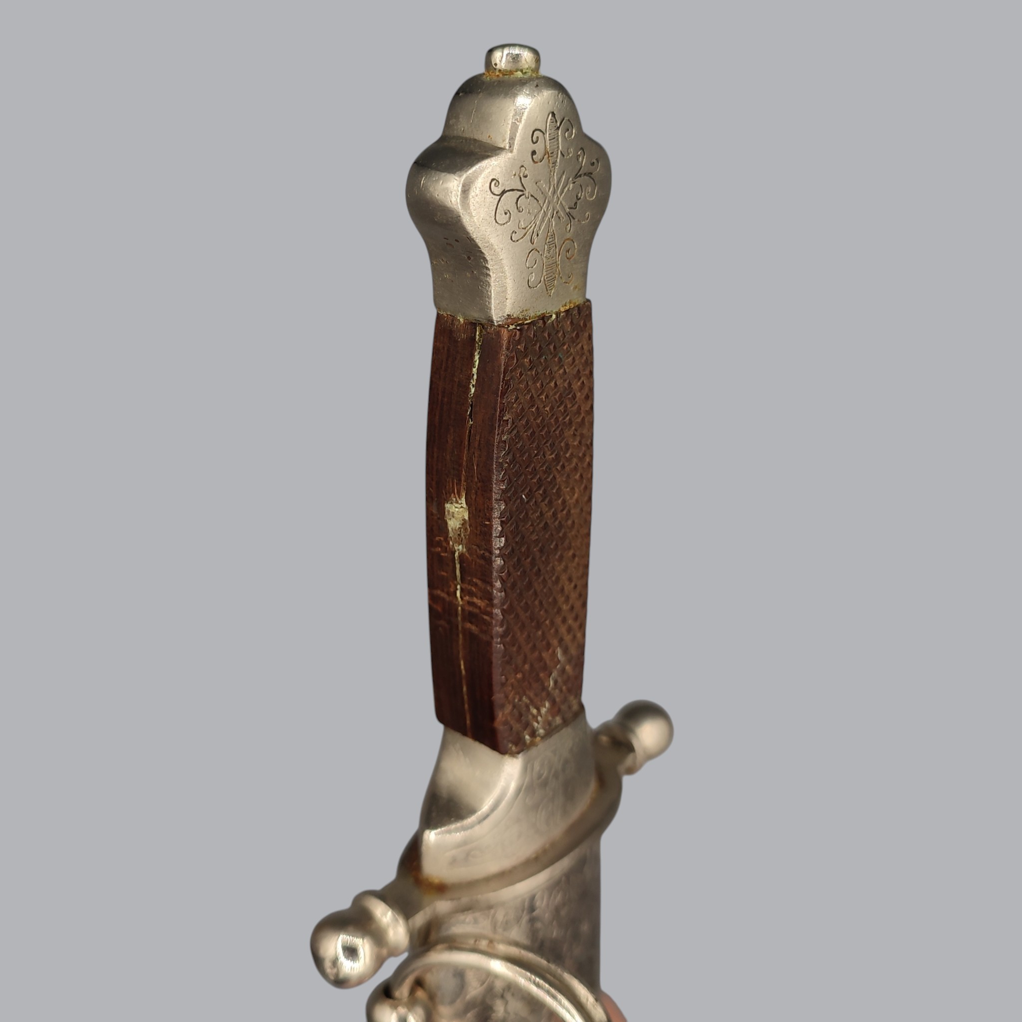 IMPERIAL RUSSIAN 1800S ZLATOUST-MADE HUNTING DAGGER
