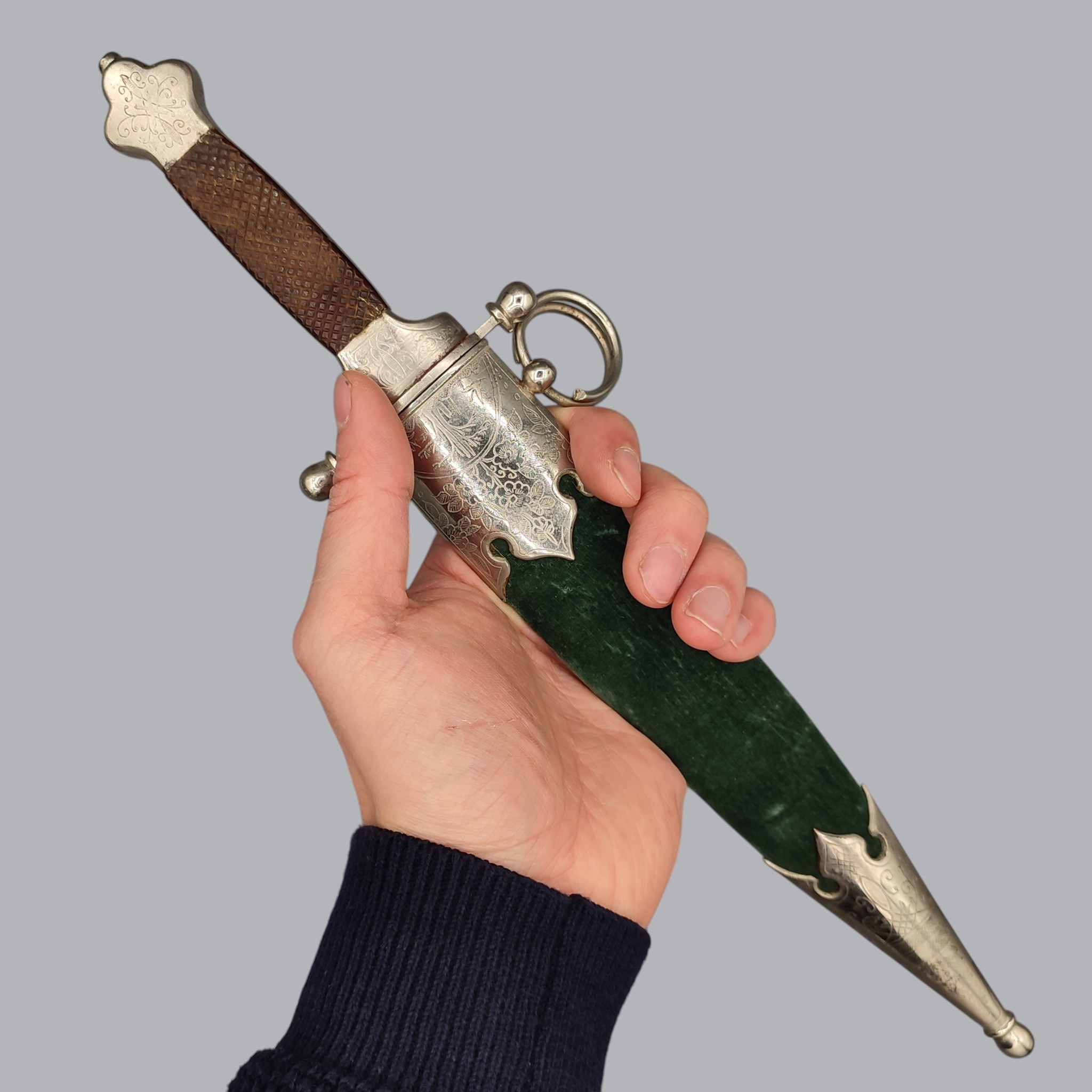IMPERIAL RUSSIAN 1800S ZLATOUST-MADE HUNTING DAGGER