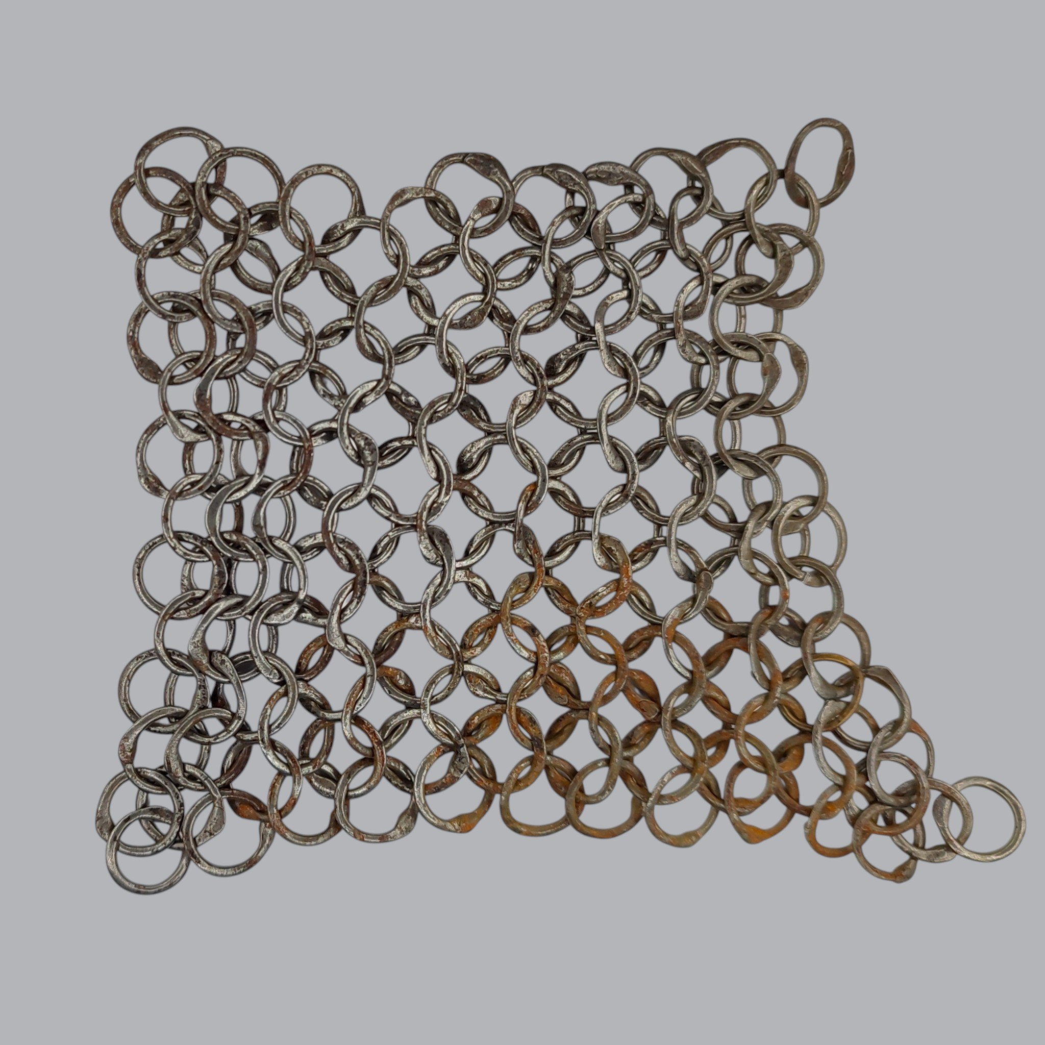 EUROPEAN 15TH CENTURY MAIL ARMOUR FRAGMENT