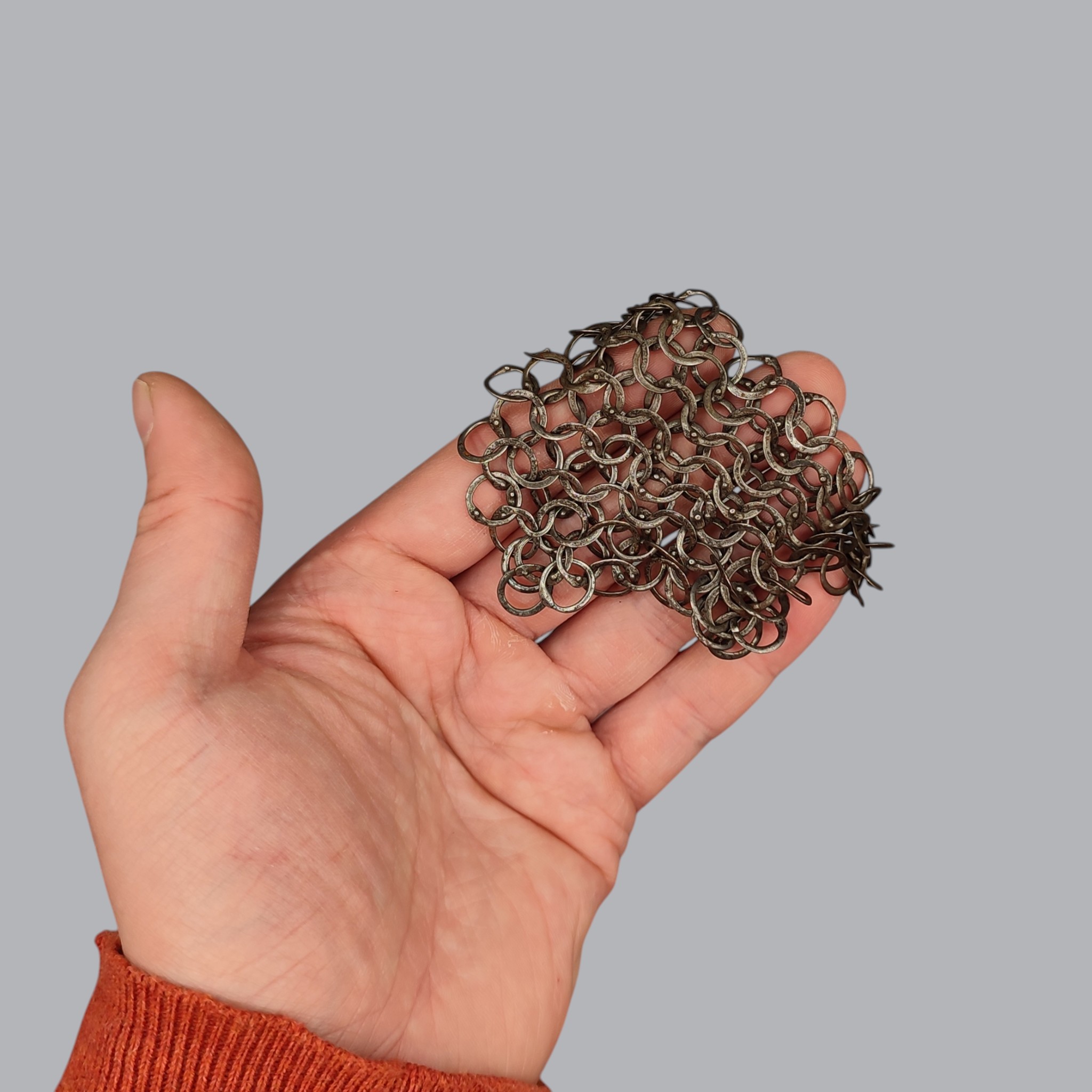 EUROPEAN 15TH CENTURY MAIL ARMOUR FRAGMENT