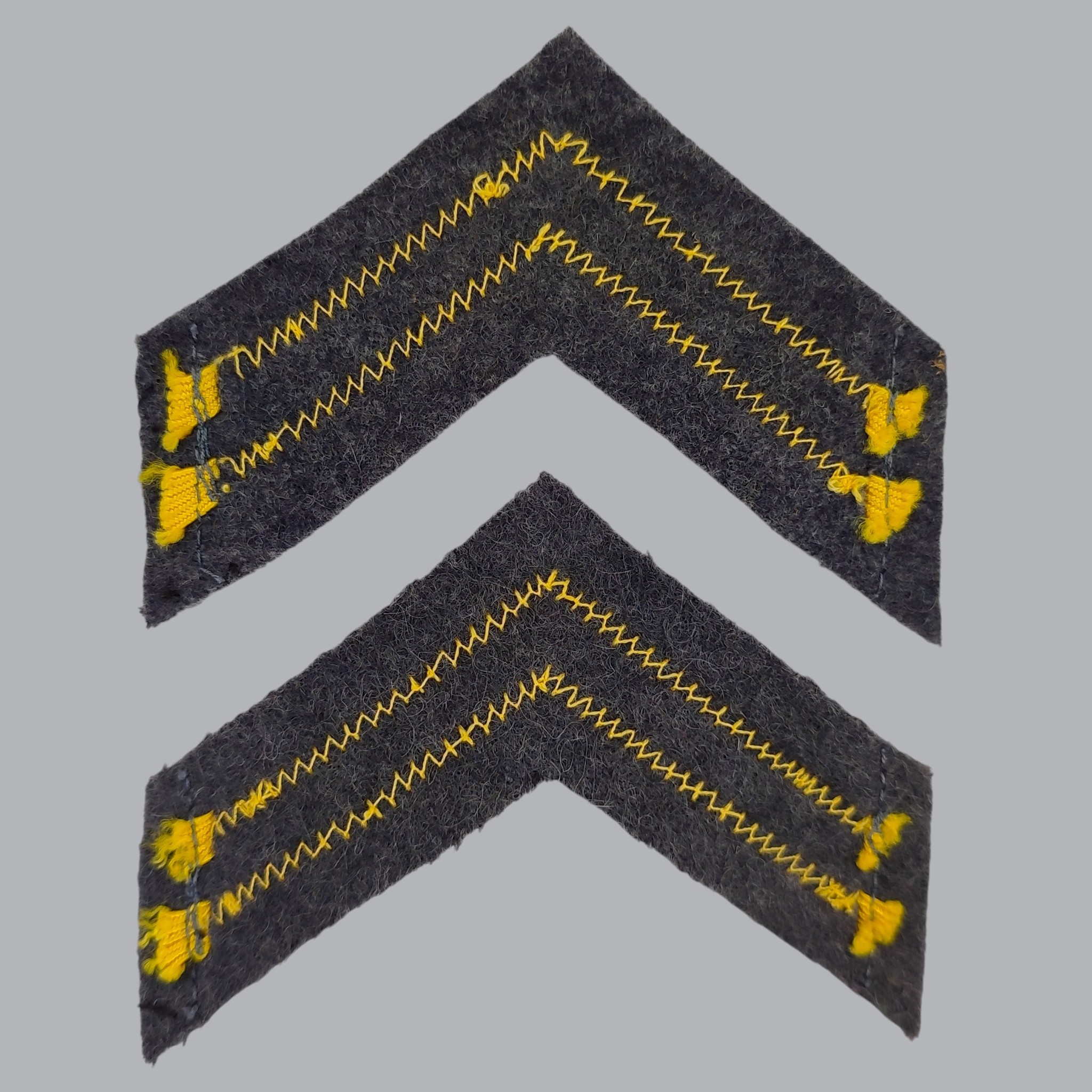 FINNISH M/1930 ARM PATCHES OF A NAVY 3RD CLASS PETTY OFFICER