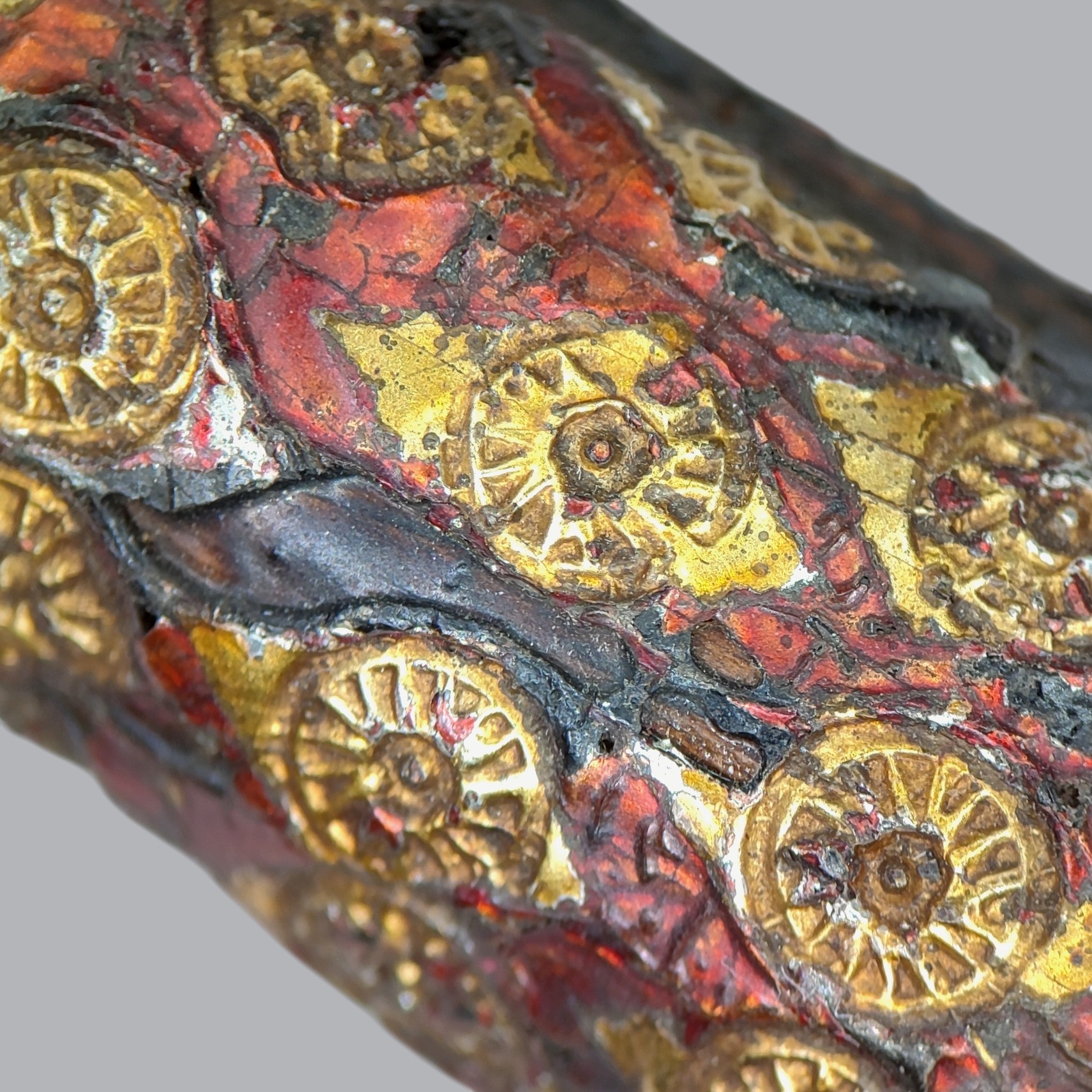 INDIAN ELEPHANT GOAD ANKUS WITH GILDED HANDLE