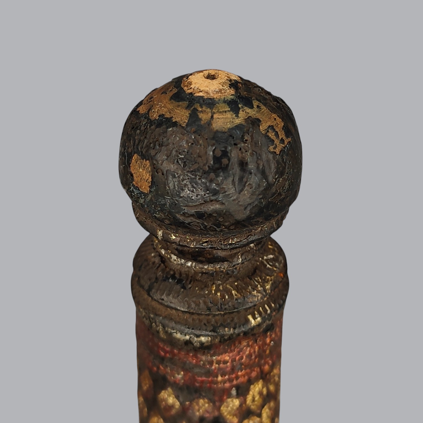 INDIAN ELEPHANT GOAD ANKUS WITH GILDED HANDLE