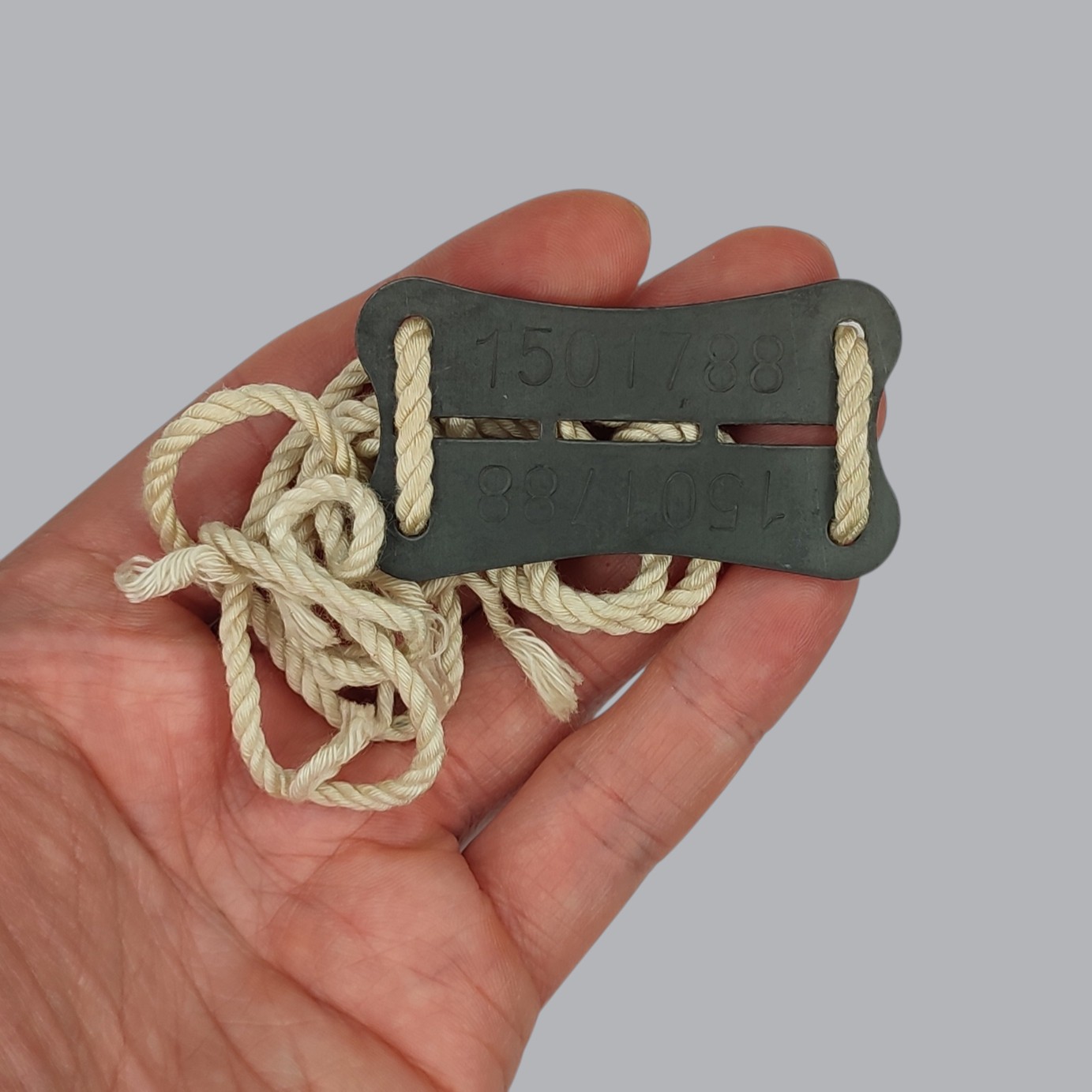 FINNISH WWII DOG TAG OF THE CONTINUATION WAR 1941-1944