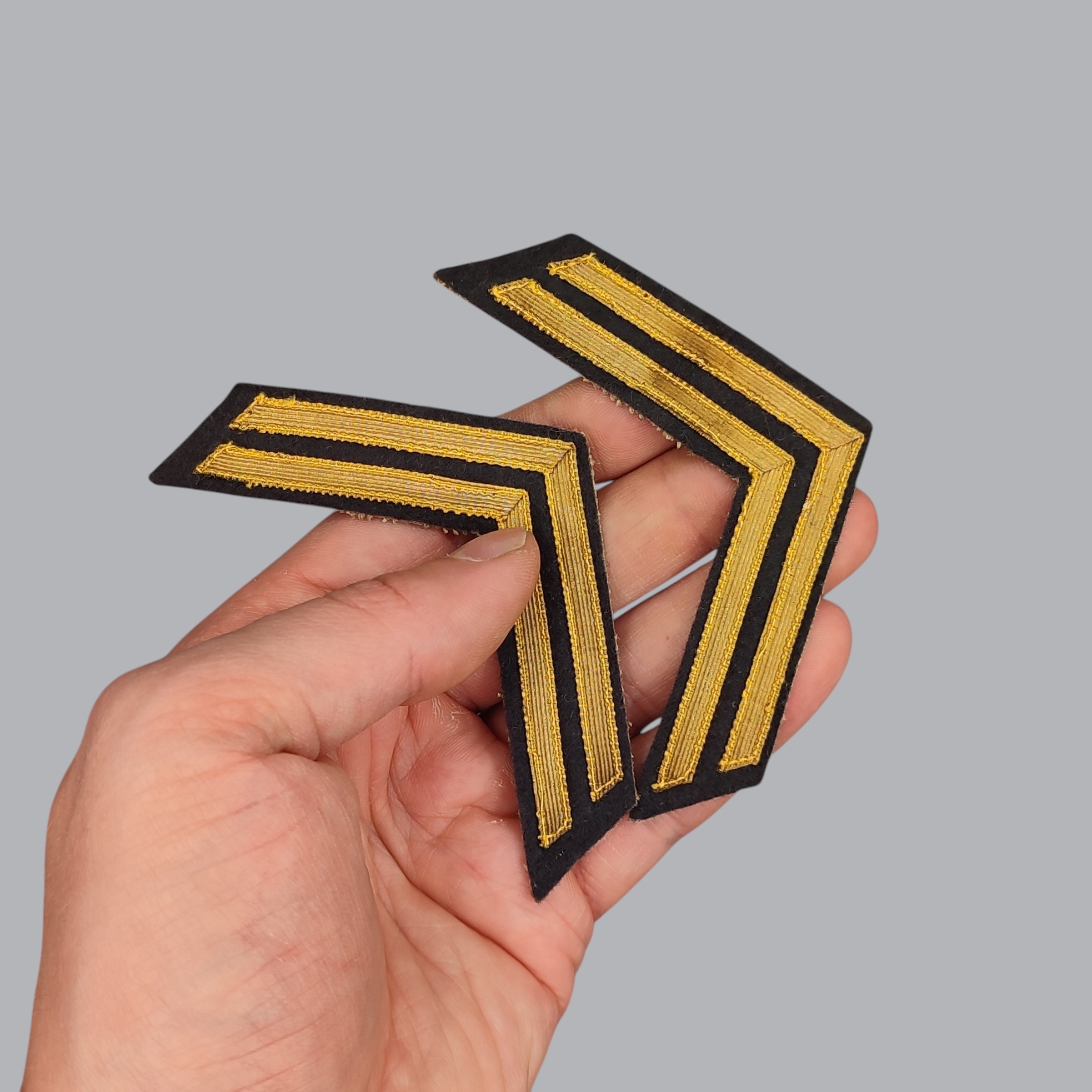 FINNISH M/1930 ARM PATCHES OF A NAVY 3RD CLASS PETTY OFFICER