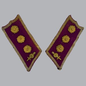 FINNISH M/1936 COLLAR TABS OF A PIONEER ENGINEER CAPTAIN