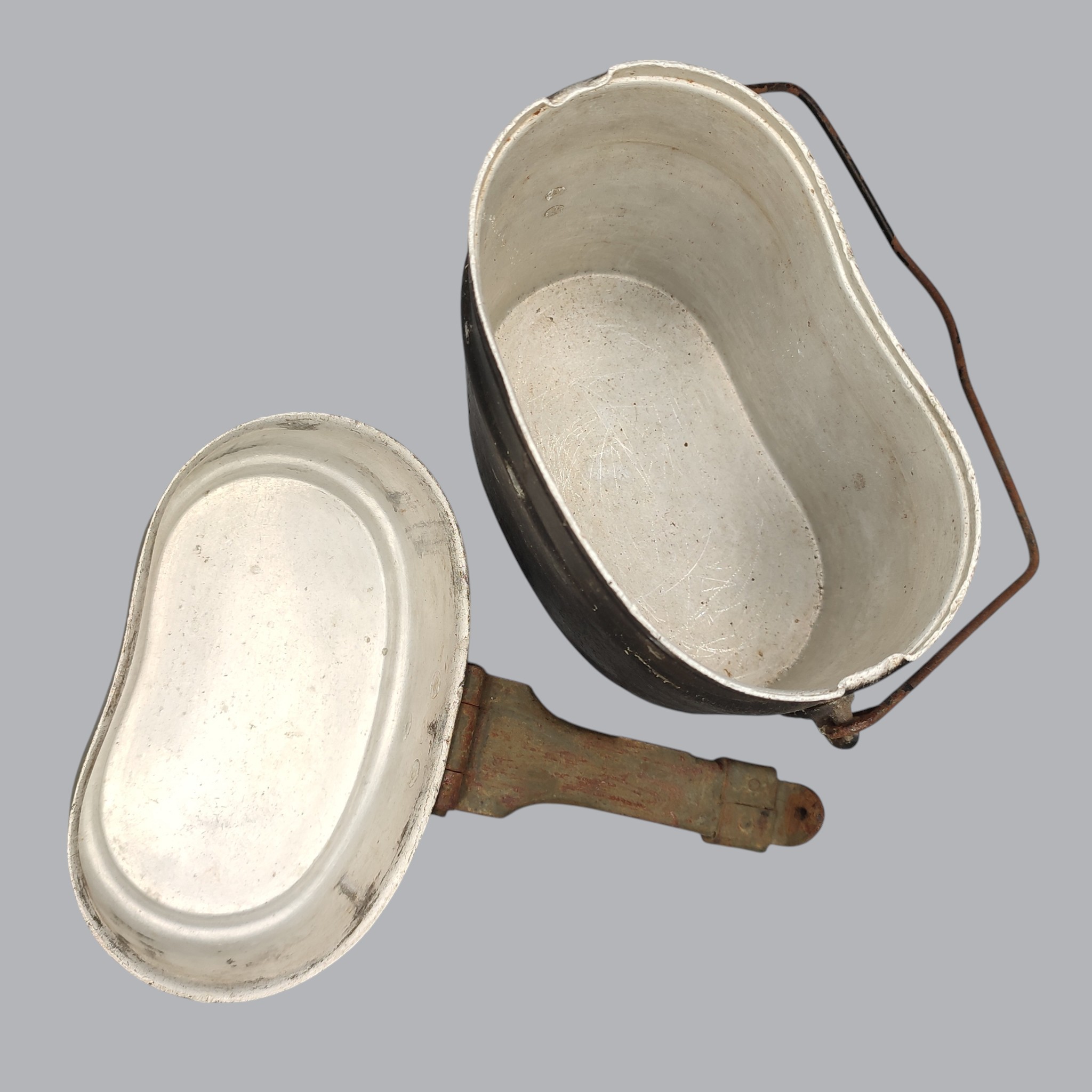 FINNISH M/1928 ALUMINUM MESS KIT DATED 1940