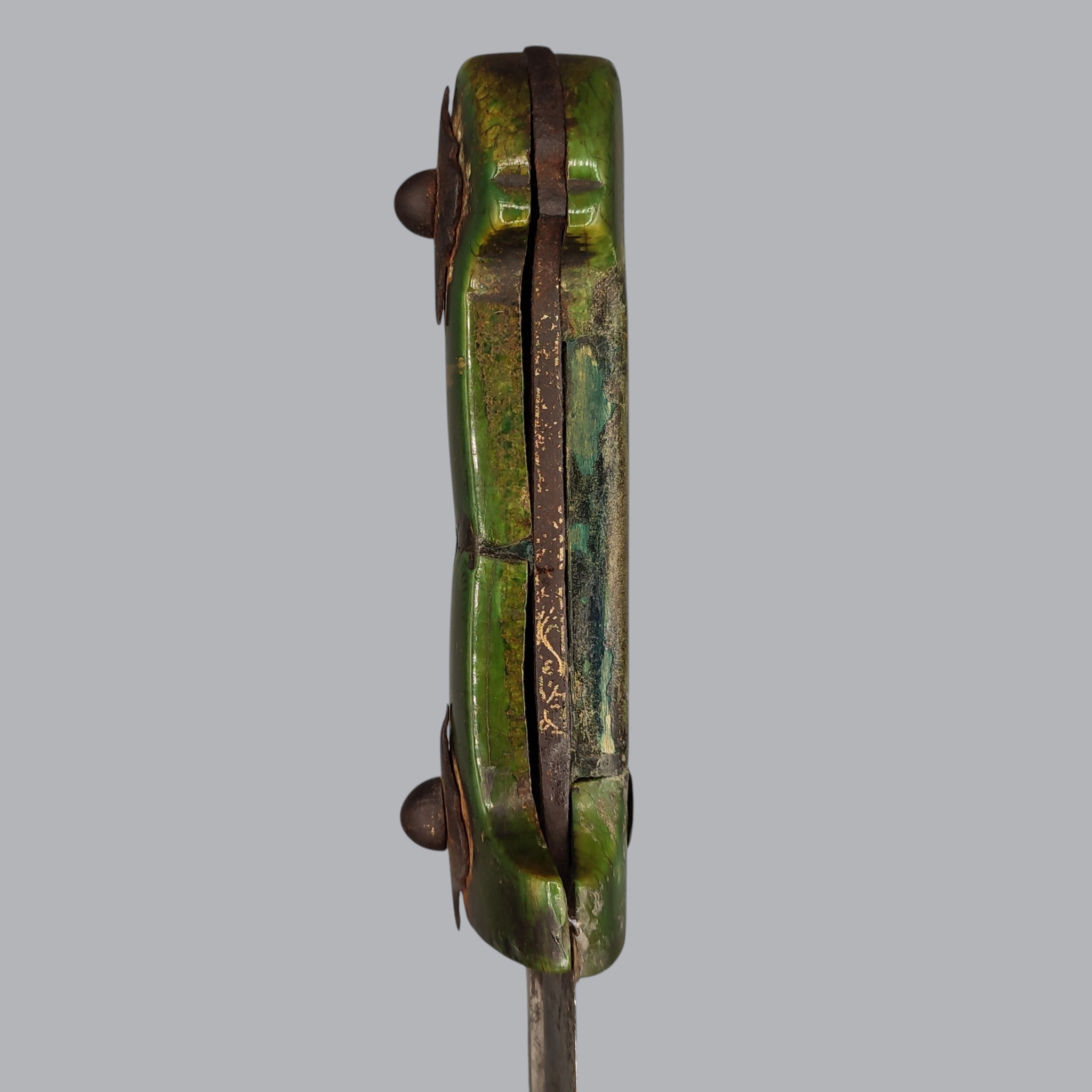 PERSIAN HORN-GRIPPED QAMA DAGGER