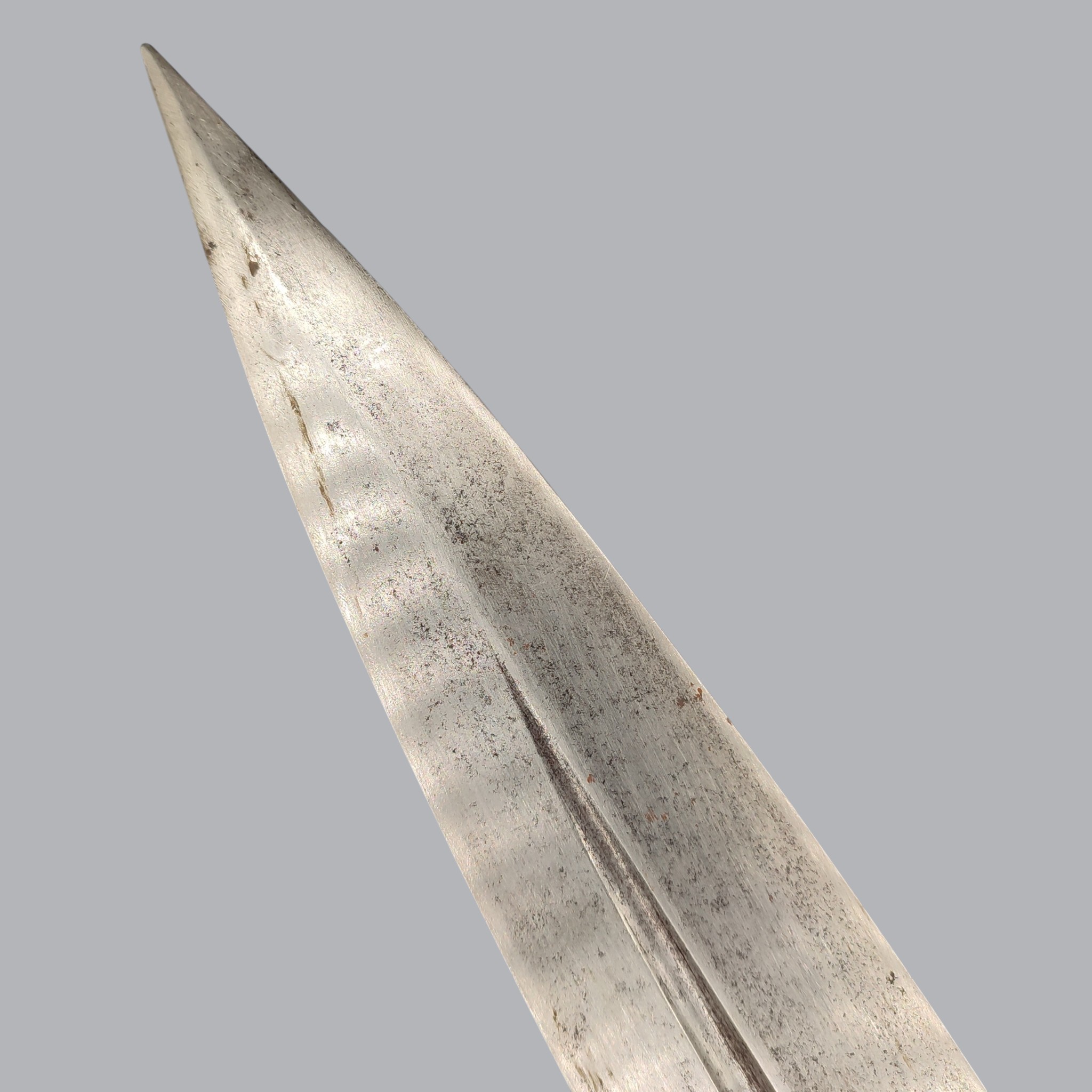 PERSIAN HORN-GRIPPED QAMA DAGGER