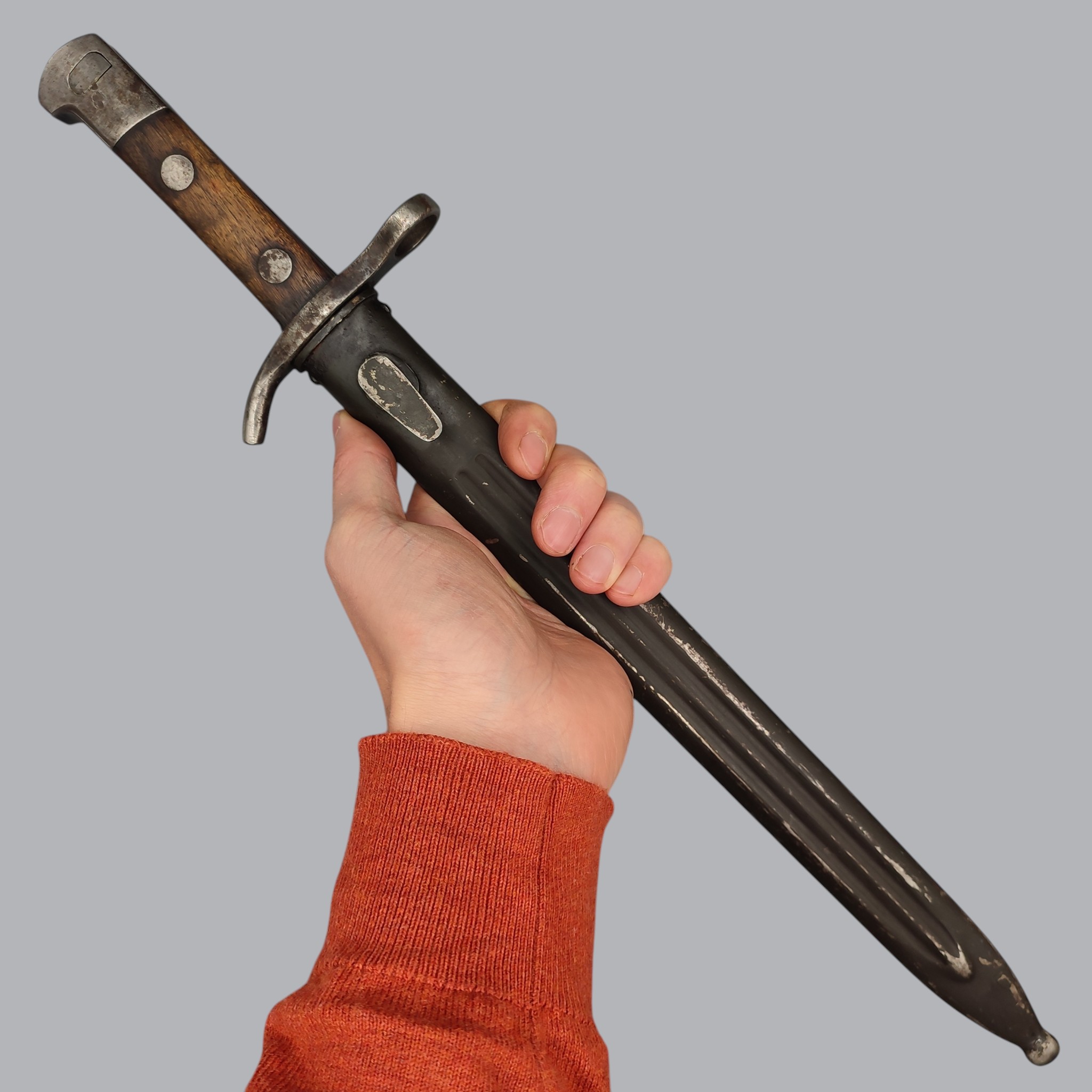 FINNISH M/1928 'PYSTYKORVA' KNIFE BAYONET