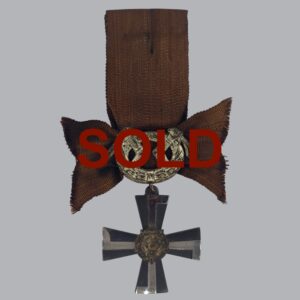 FINNISH WWII CROSS OF LIBERTY 4TH CLASS 1941 MOURNING CROSS