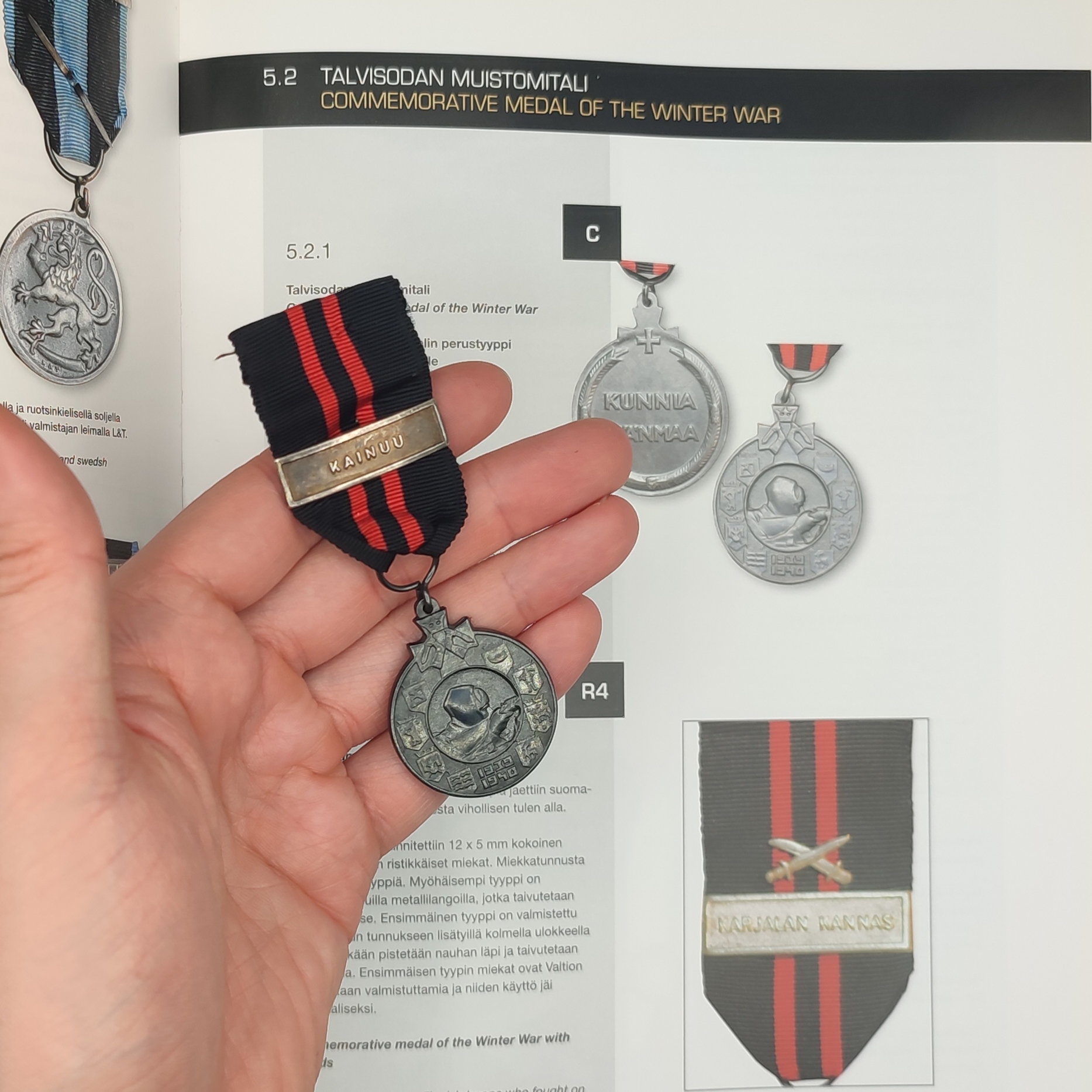 FINNISH WWII COMMEMORATIVE MEDAL OF THE WINTER WAR (KAINUU)
