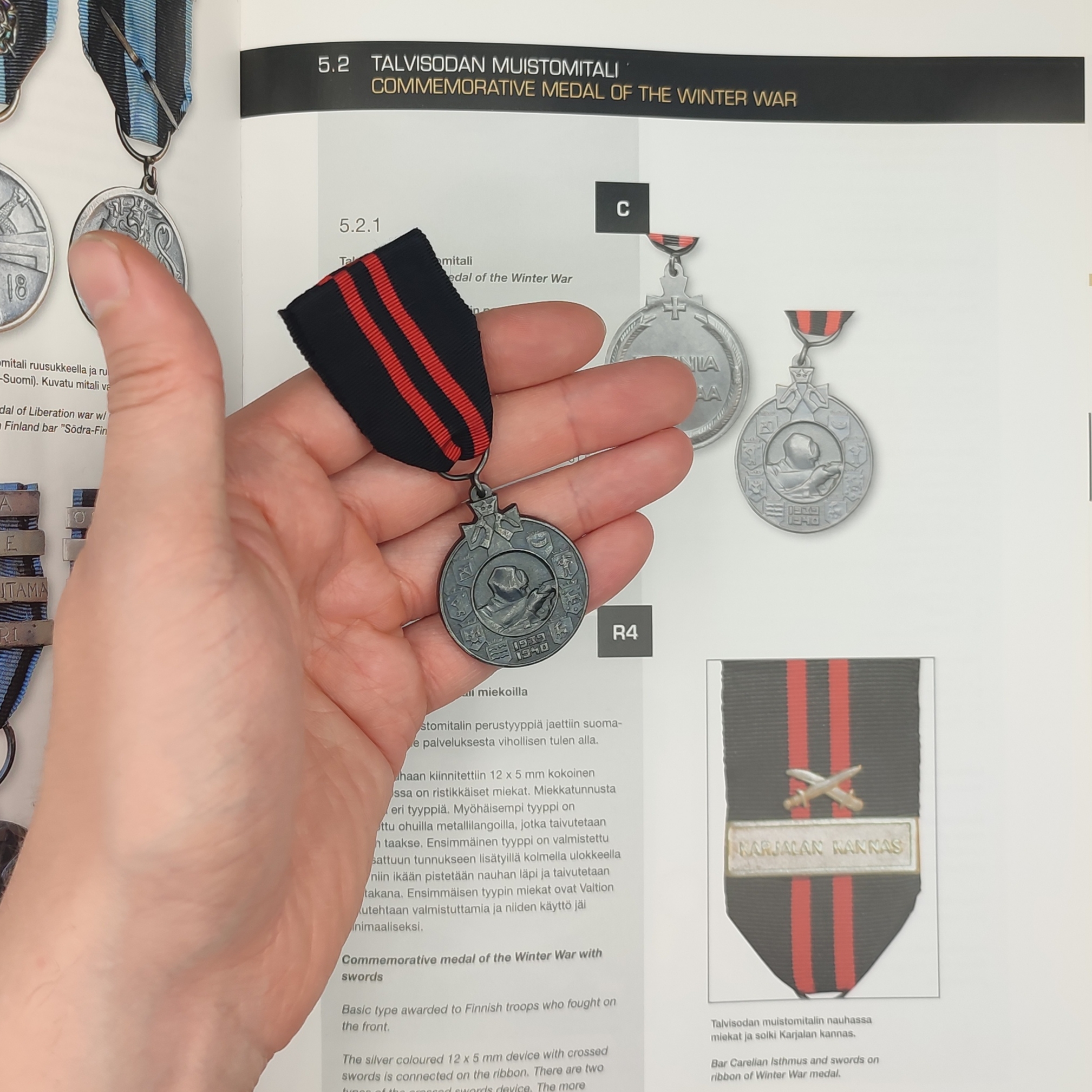FINNISH WWII COMMEMORATIVE MEDAL OF THE WINTER WAR 1939-1940
