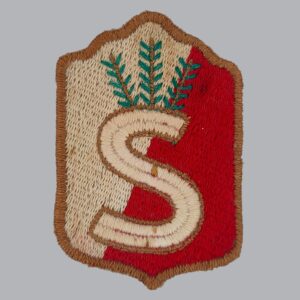 FINNISH WWII CIVIL GUARD SLEEVE BADGE OF THE HÄME DISTRICT