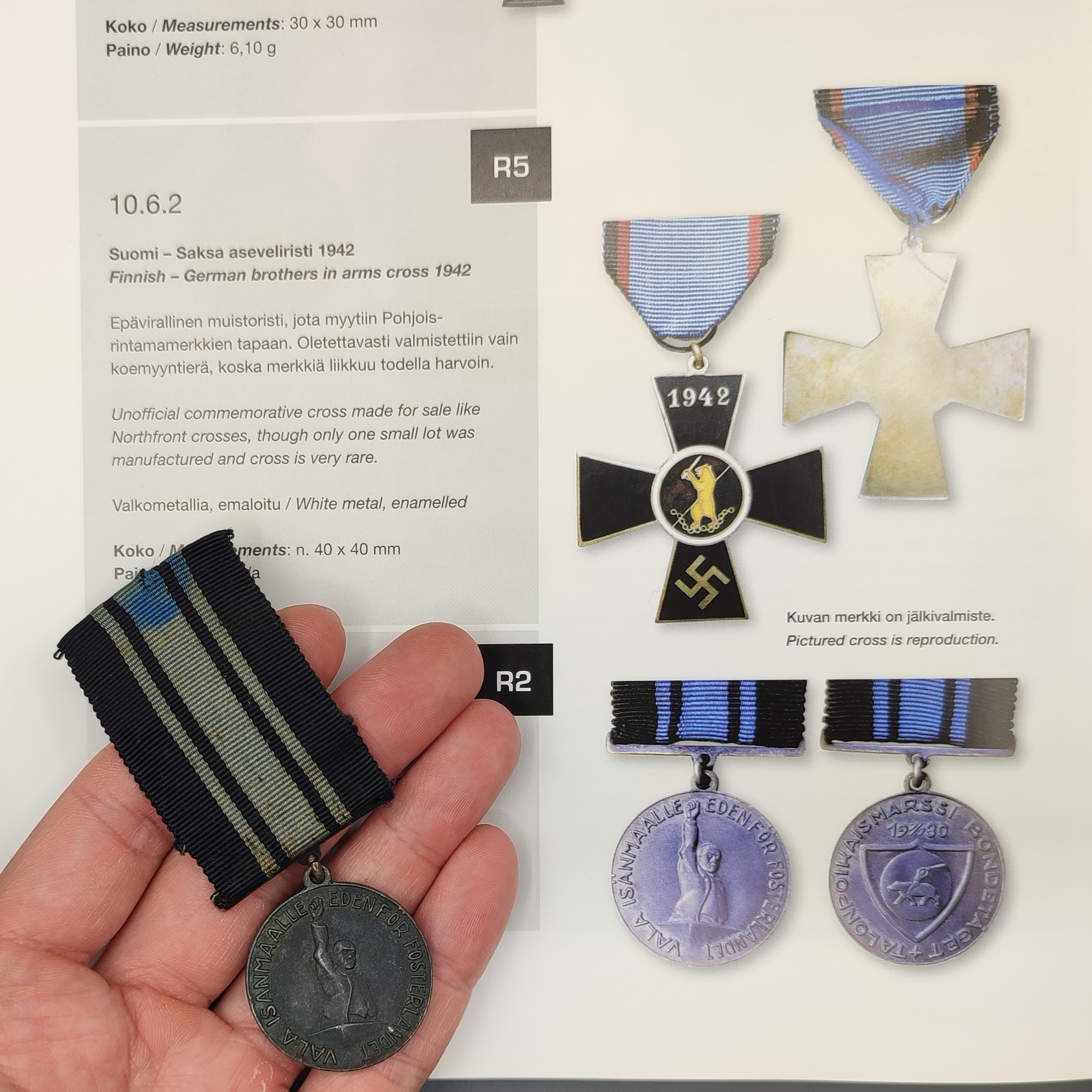 FINNISH INTER-WAR COMMEMORATIVE MEDAL OF THE PEASANT MARCH