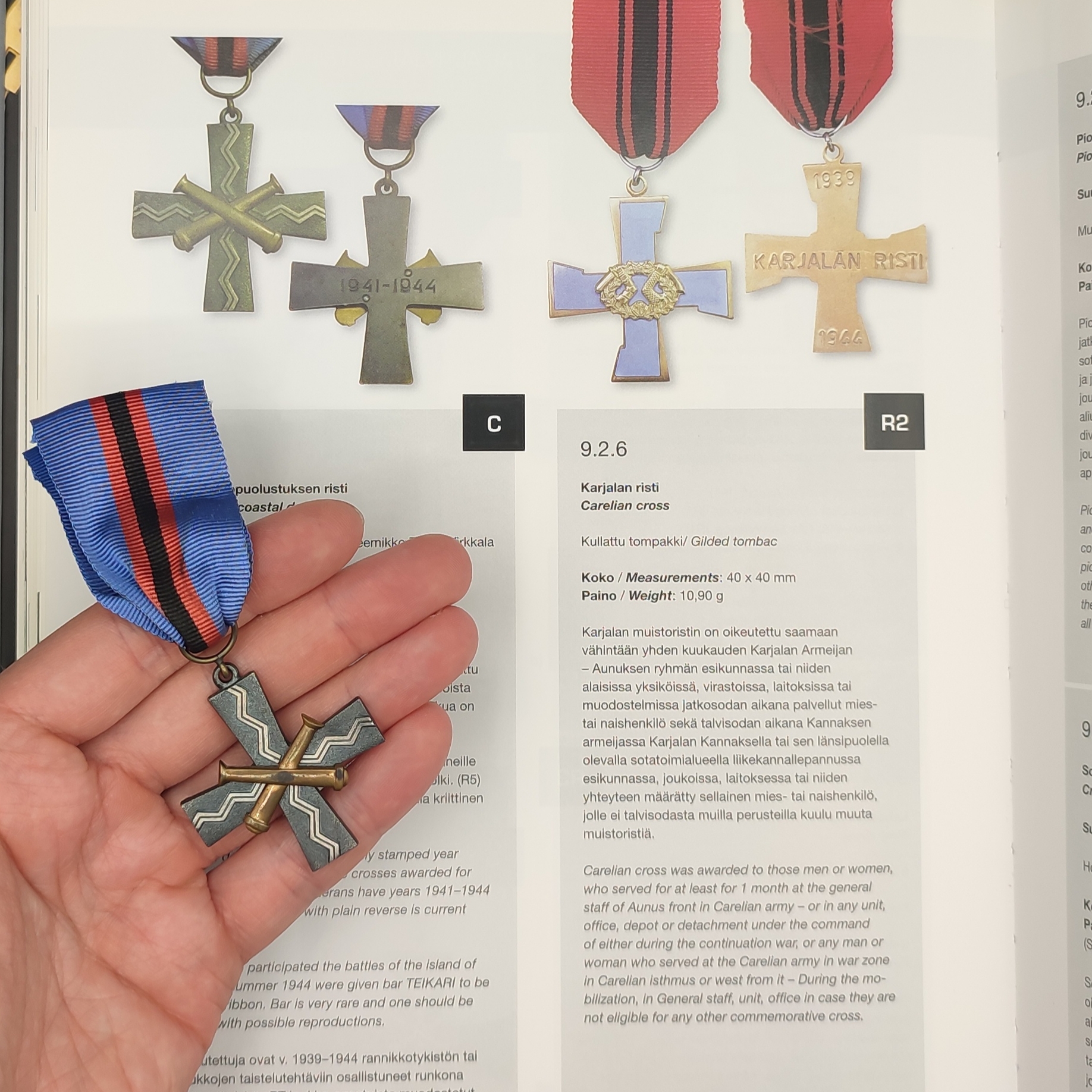 FINNISH WWII COMMEMORATIVE CROSS OF THE COASTAL DEFENCE
