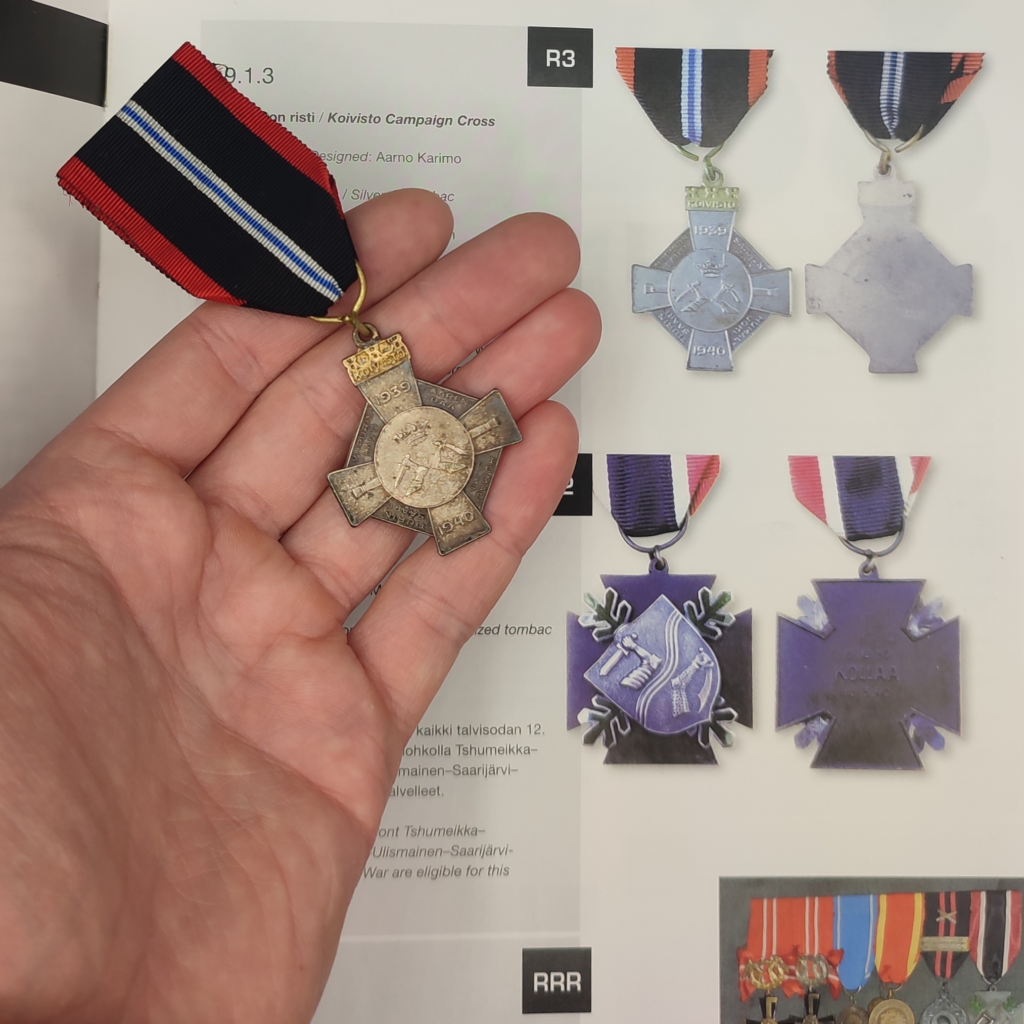 FINNISH WWII COMMEMORATIVE CROSS OF THE KOIVISTO CAMPAIGN