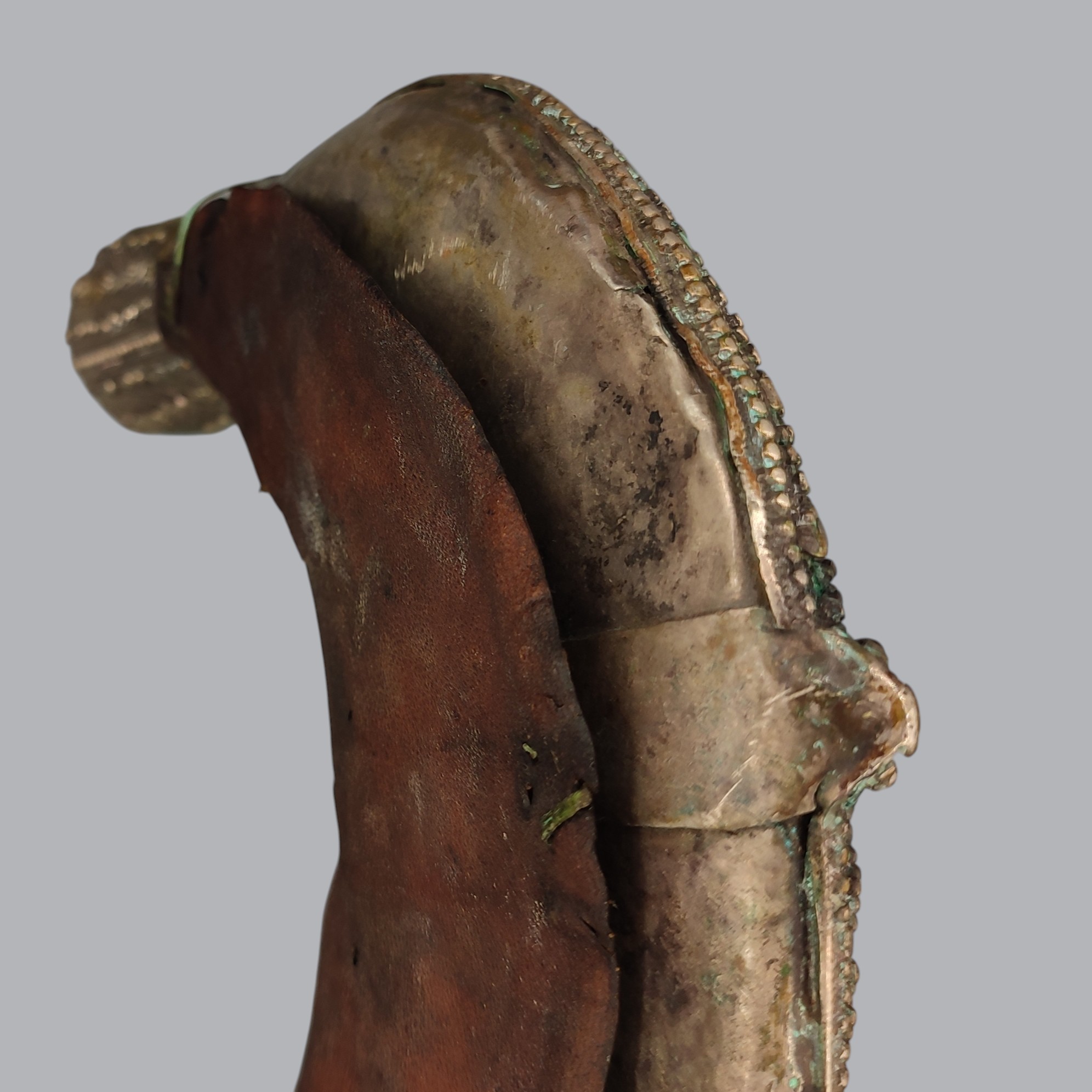 SAUDI ARABIAN SILVER-HILTED JAMBIYA DAGGER